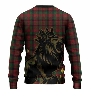 MacNicol (McNicol) Tartan Family Crest Knitted Sweater Crowned Lion Roaring