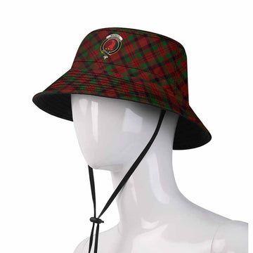 MacNicol (McNicol) Tartan Fishing Hat with Family Crest