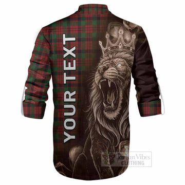 MacNicol (McNicol) Tartan Ghillie Shirt Roaring Lion Heritage