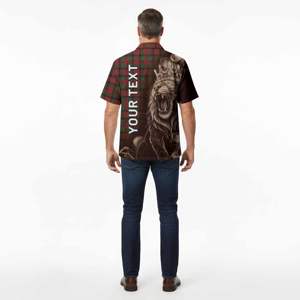 MacNicol (McNicol) Tartan Hawaiian Shirt Roaring Lion Heritage