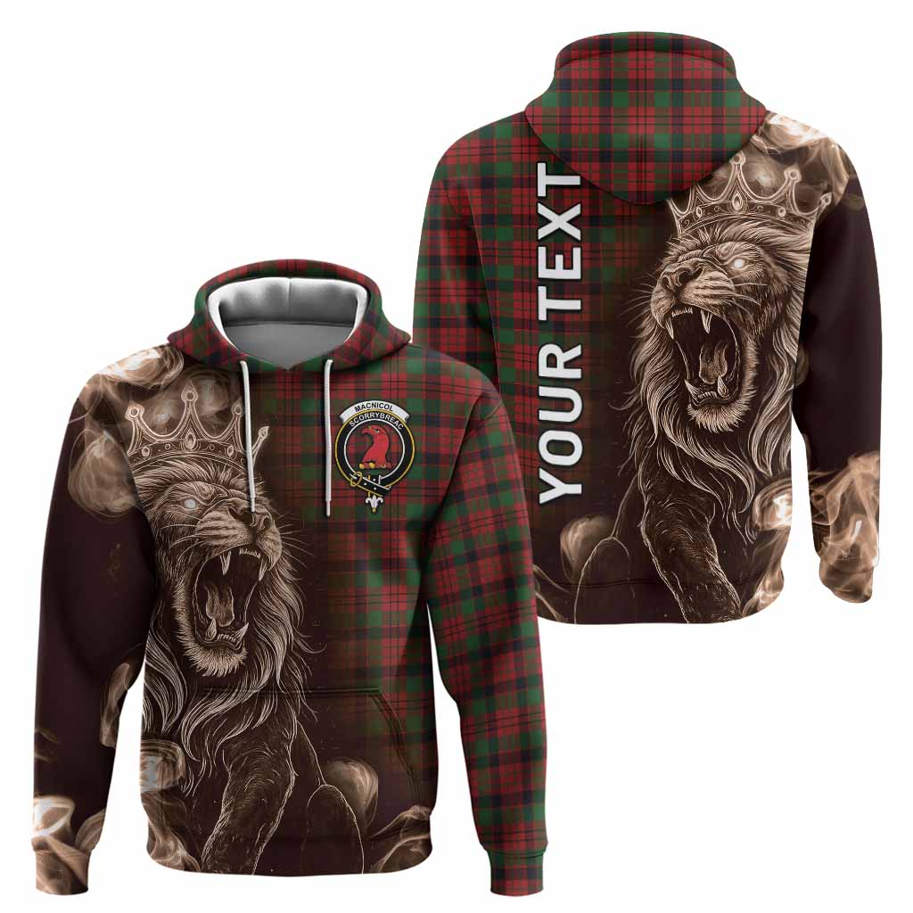 MacNicol (McNicol) Tartan Hoodie Roaring Lion Heritage