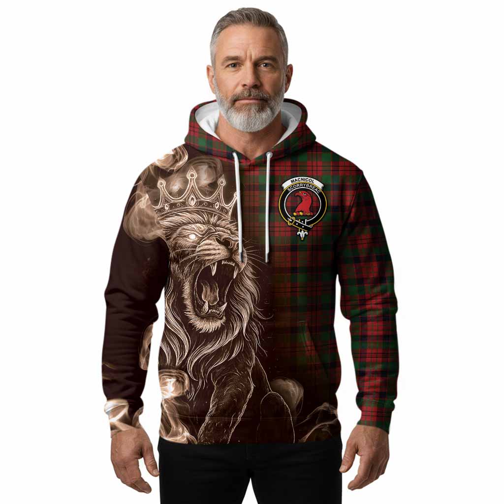 MacNicol (McNicol) Tartan Hoodie Roaring Lion Heritage