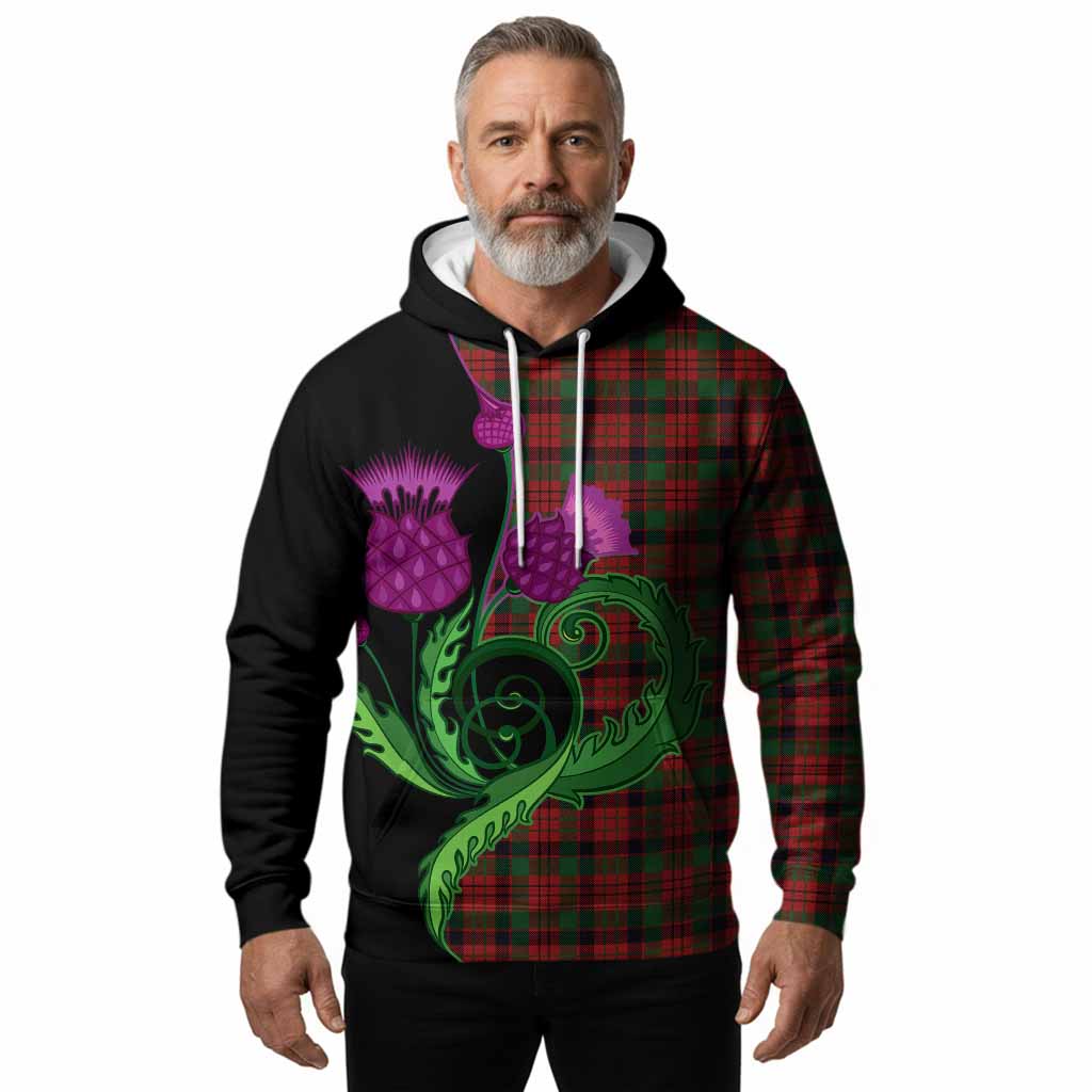 MacNicol (McNicol) Tartan Hoodie Traditional Scottish Thistle