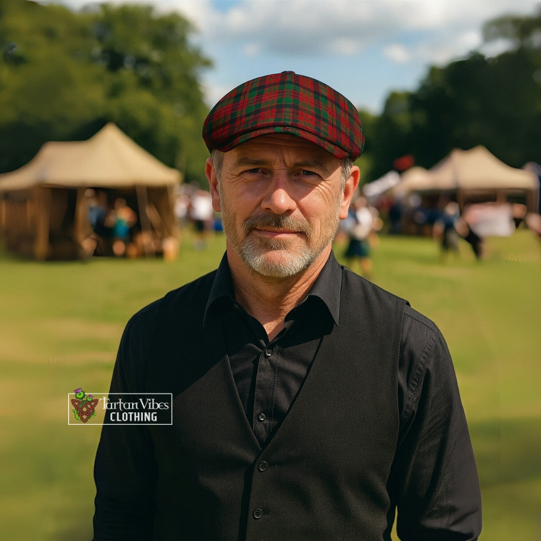 Clan MacNicol (McNicol) Tartan Jeff Cap, Tartan Flat Cap