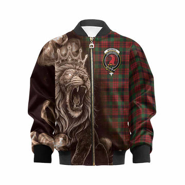 MacNicol (McNicol) Tartan Kid Bomber Jacket Roaring Lion Heritage