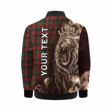 MacNicol (McNicol) Tartan Kid Bomber Jacket Roaring Lion Heritage