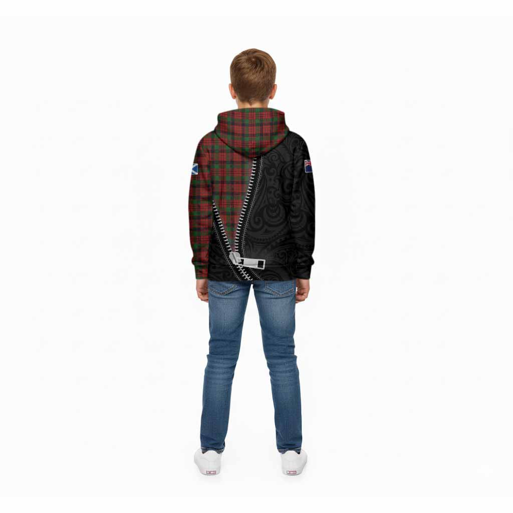 MacNicol (McNicol) Tartan Kid Hoodie New Zealand Pattern Unique Zipper Stylized