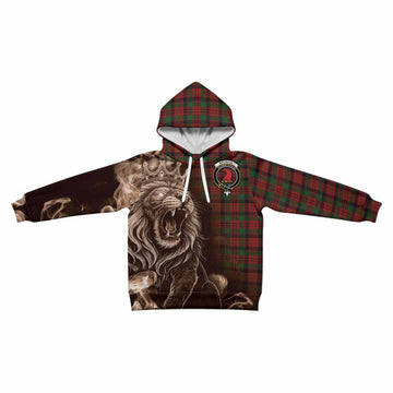 MacNicol (McNicol) Tartan Kid Hoodie Roaring Lion Heritage