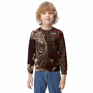 MacNicol (McNicol) Tartan Kid Knitted Sweatshirt Roaring Lion Heritage
