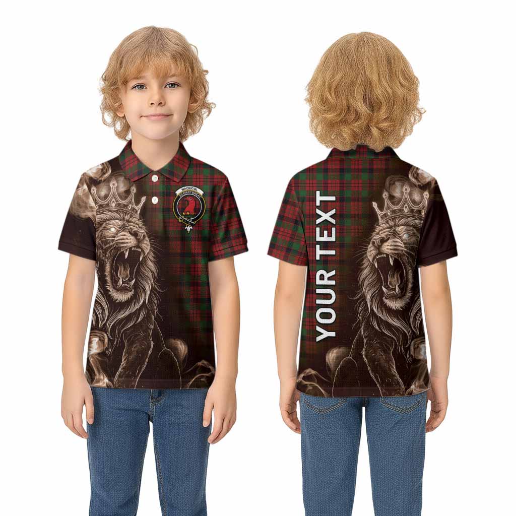 MacNicol (McNicol) Tartan Kid Polo Shirt Roaring Lion Heritage