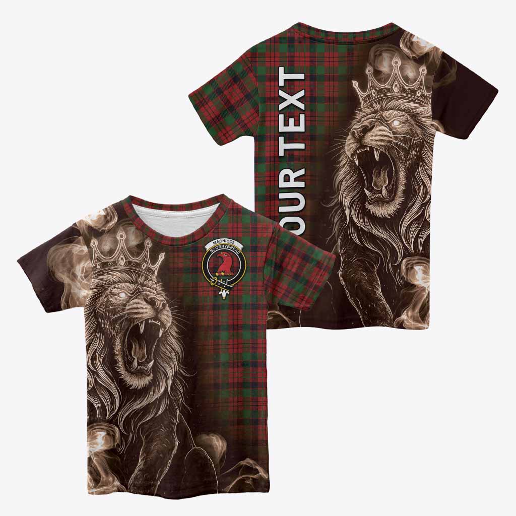 MacNicol (McNicol) Tartan Kid T-shirt Roaring Lion Heritage
