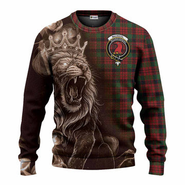 MacNicol (McNicol) Tartan Knitted Sweater Roaring Lion Heritage