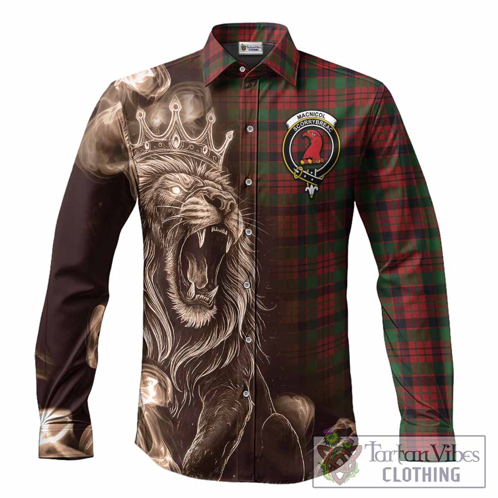 MacNicol (McNicol) Tartan Long Sleeve Button Shirts Roaring Lion Heritage
