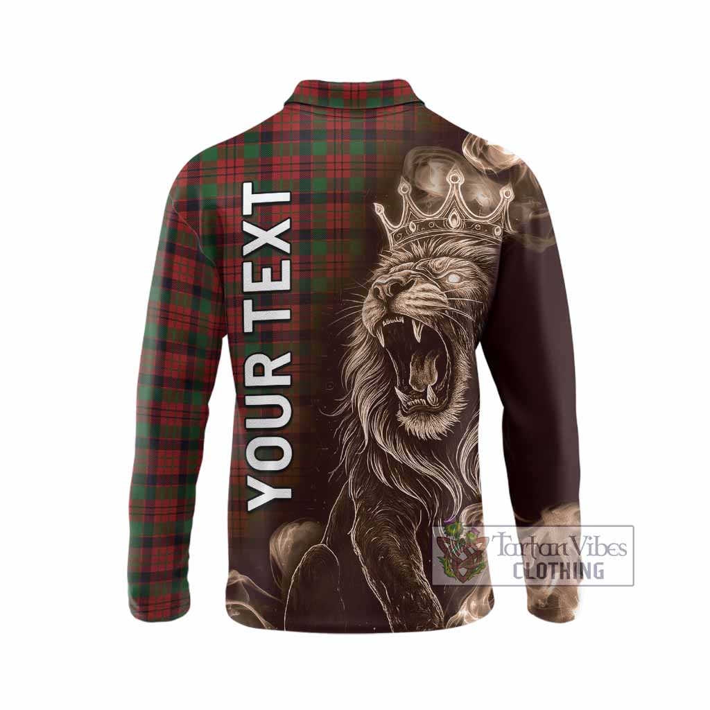 MacNicol (McNicol) Tartan Long Sleeve Polo Shirt Roaring Lion Heritage