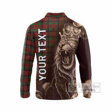 MacNicol (McNicol) Tartan Long Sleeve Polo Shirt Roaring Lion Heritage