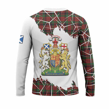 MacNicol (McNicol) Tartan Long Sleeve T-Shirt with Family Crest and Lion Rampant Grunge Style