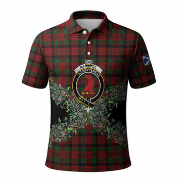 MacNicol (McNicol) Tartan Polo Shirt Thistle Scottish Spirit