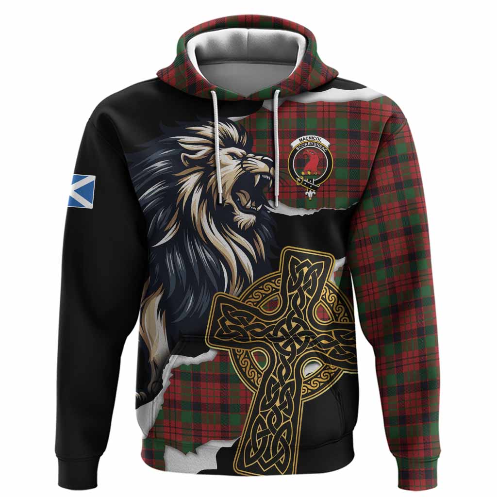 MacNicol (McNicol) Tartan Scottish Hoodie Lion Celtic Heritage