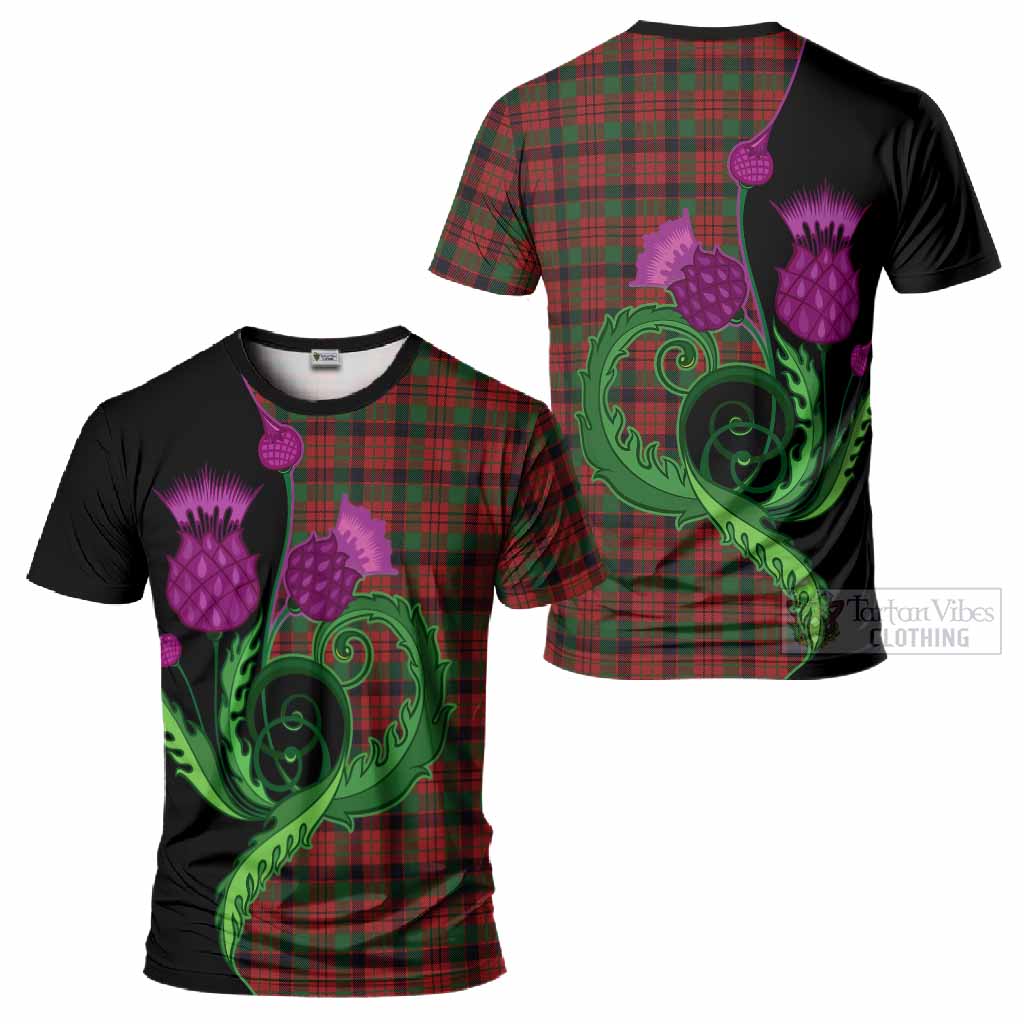 MacNicol (McNicol) Tartan T-Shirt Traditional Scottish Thistle