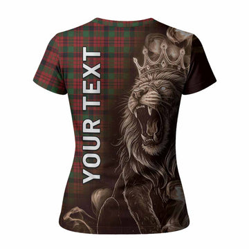 MacNicol (McNicol) Tartan Women T shirt Roaring Lion Heritage