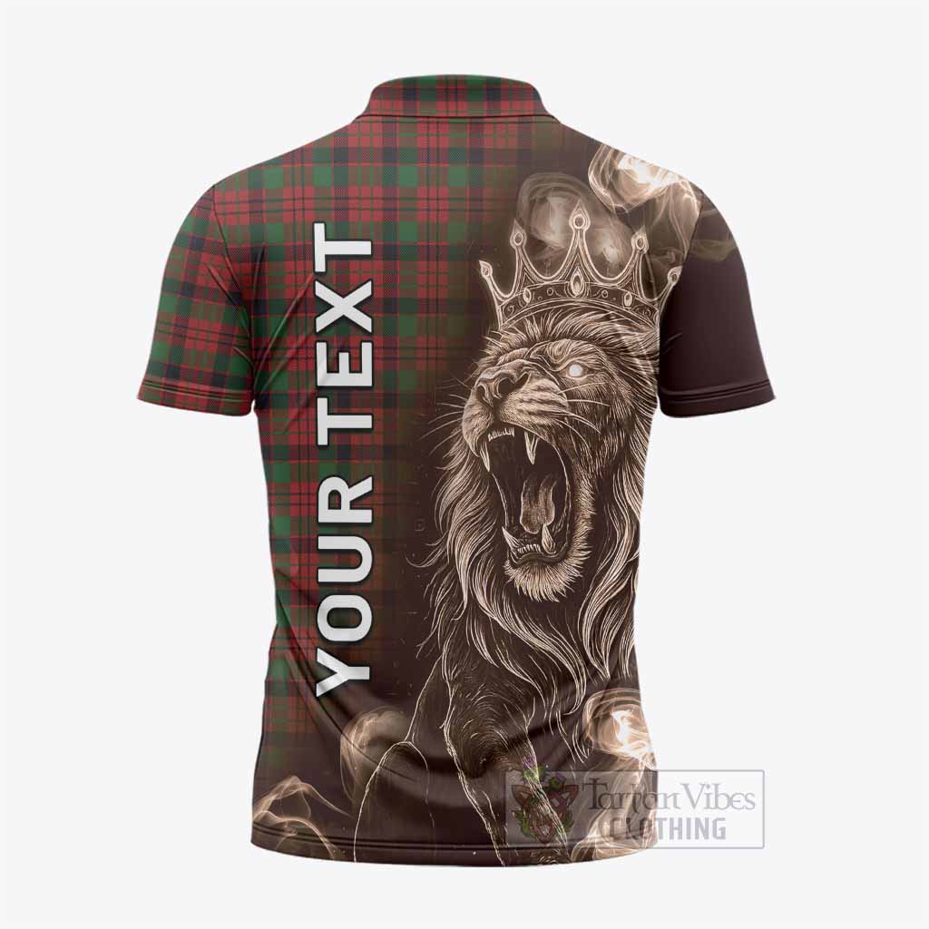 MacNicol (McNicol) Tartan Zipper Polo Shirt Roaring Lion Heritage