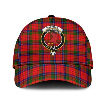 MacNicol of Scorrybreac Tartan Classic Cap with Family Crest