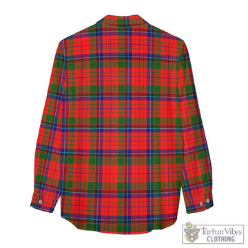 MacNicol of Scorrybreac Tartan Womens Casual Shirt with Family Crest