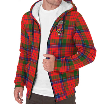 MacNicol of Scorrybreac Tartan Sherpa Hoodie with Family Crest
