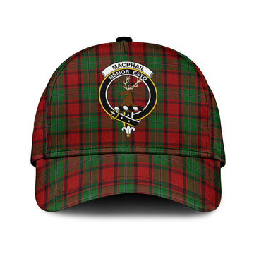 MacPhail Tartan Classic Cap with Family Crest