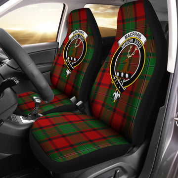 MacPhail Tartan Car Seat Cover with Family Crest One Size - Tartanvibesclothing