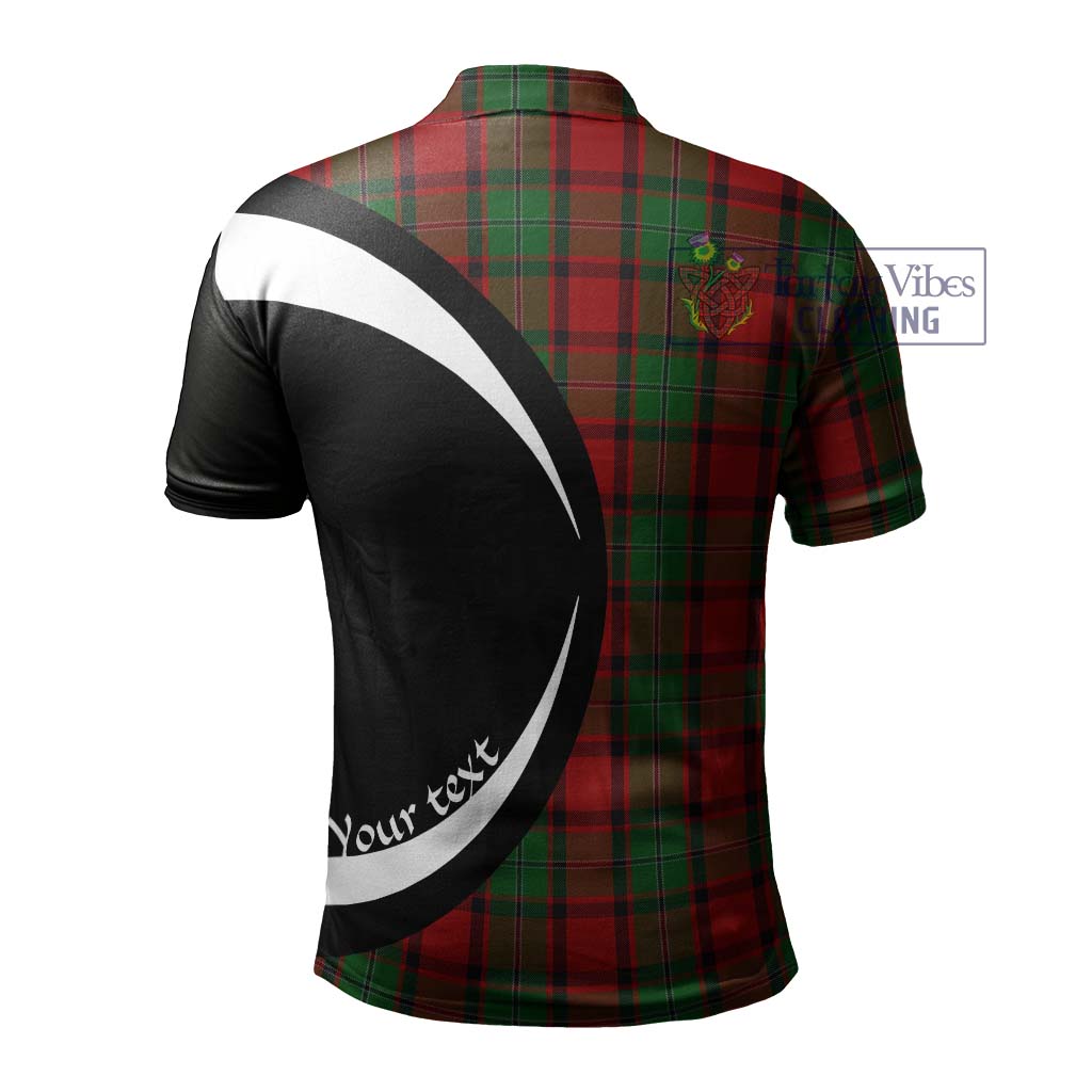 MacPhail (McPhail) Tartan Men's Polo Shirt with Family Crest Circle Style - Tartan Vibes Clothing