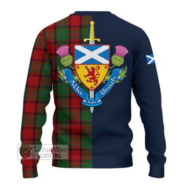 MacPhail (McPhail) Tartan Ugly Sweater Alba with Scottish Lion Royal Arm Half Style