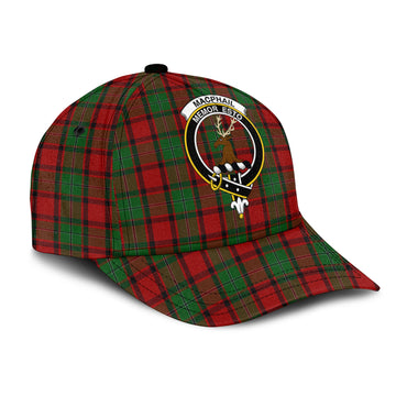MacPhail Tartan Classic Cap with Family Crest