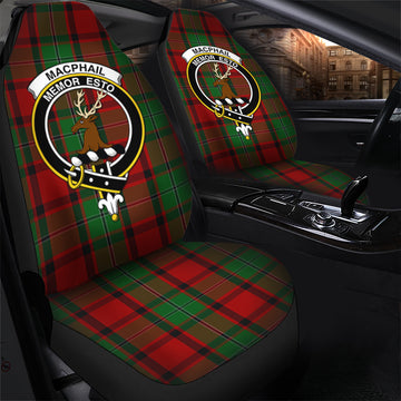 MacPhail Tartan Car Seat Cover with Family Crest - Tartanvibesclothing