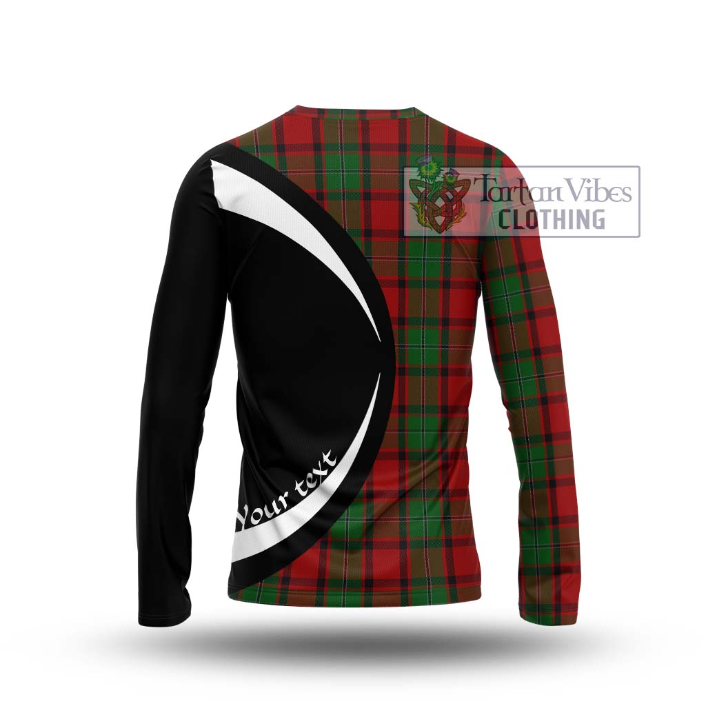 MacPhail (McPhail) Tartan Long Sleeve T-Shirt with Family Crest Circle Style - Tartan Vibes Clothing