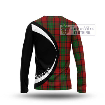 MacPhail (McPhail) Tartan Long Sleeve T-Shirt with Family Crest Circle Style - Tartan Vibes Clothing