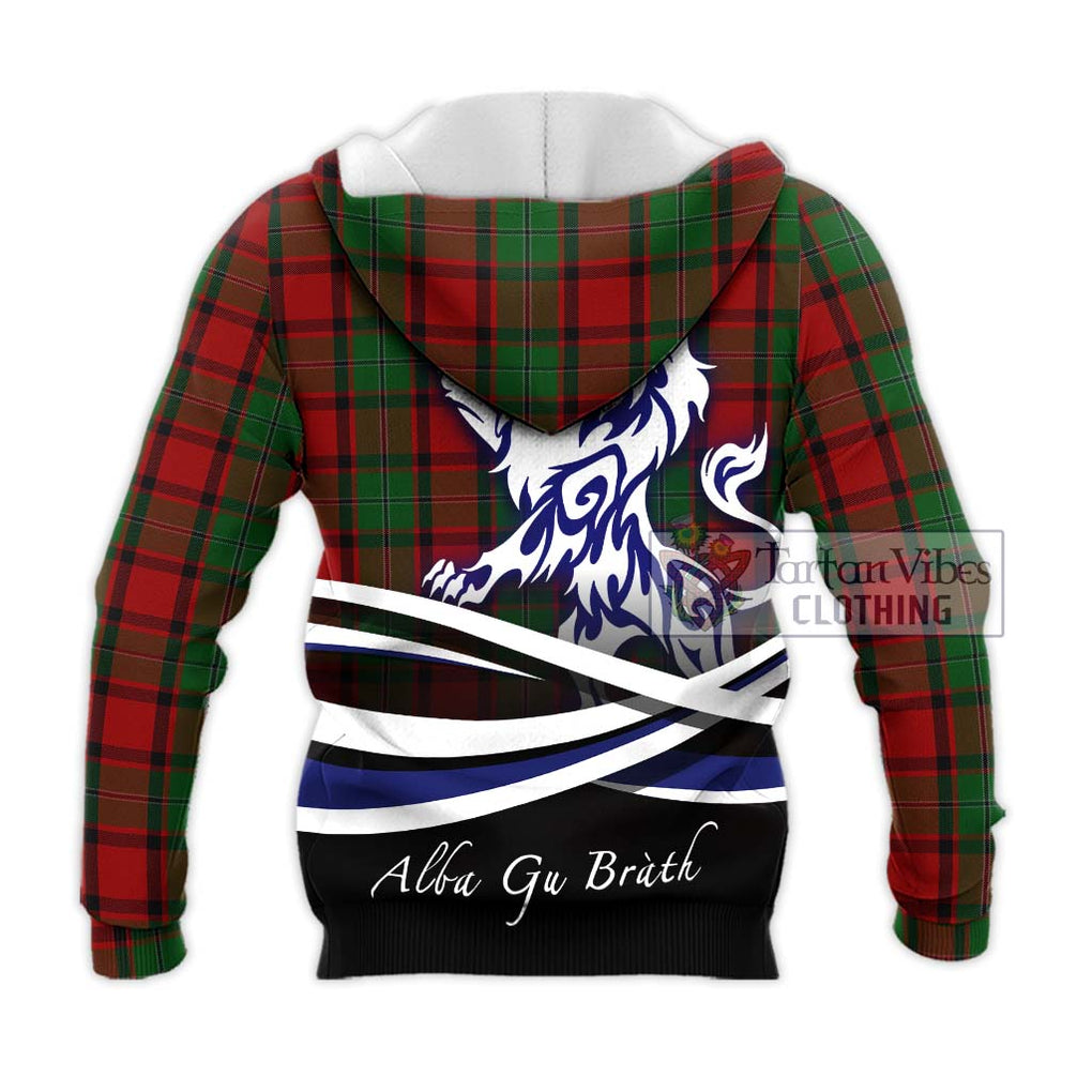 MacPhail (McPhail) Tartan Knitted Hoodie with Alba Gu Brath Regal Lion Emblem - Tartanvibesclothing Shop