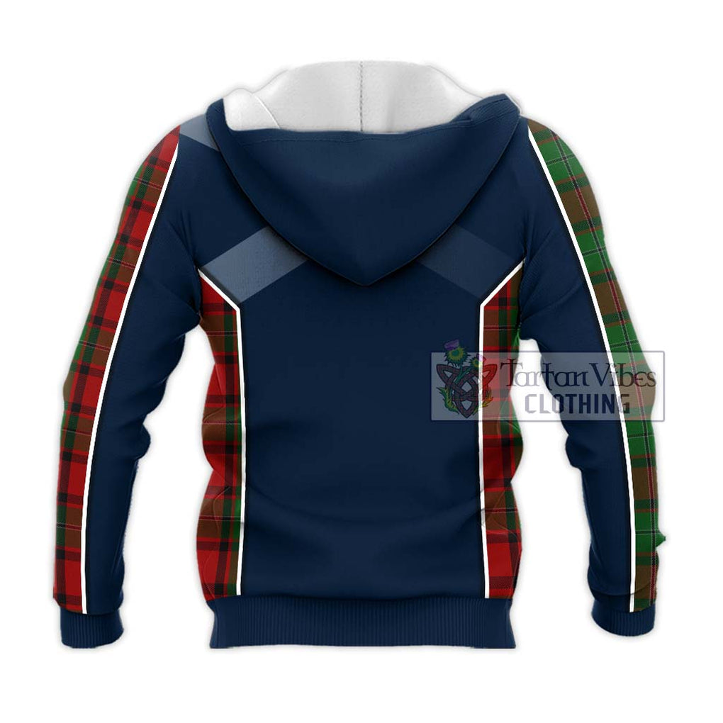 MacPhail (McPhail) Tartan Knitted Hoodie with Family Crest and Lion Rampant Vibes Sport Style - Tartan Vibes Clothing