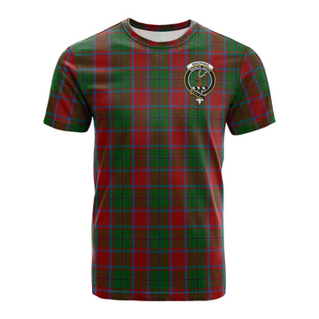 MacPhail Blue Bands Tartan T-Shirt with Family Crest