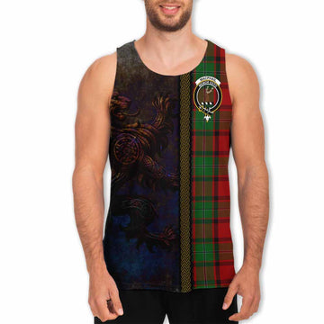 MacPhail (McPhail) Tartan Family Crest Men's Tank Top Alba Gu Brath Be Brave Lion Ancient Style