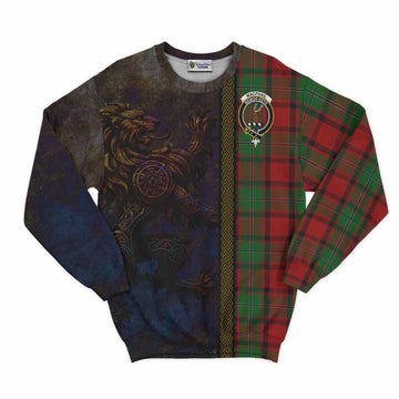 MacPhail (McPhail) Tartan Family Crest Sweatshirt Alba Gu Brath Be Brave Lion Ancient Style