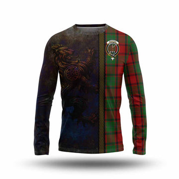 MacPhail (McPhail) Tartan Family Crest Long Sleeve T-Shirt Alba Gu Brath Be Brave Lion Ancient Style