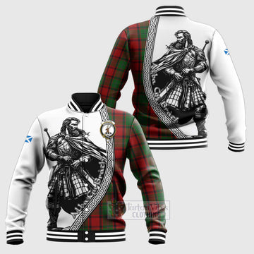 MacPhail (McPhail) Tartan Clan Crest Baseball Jacket with Highlander Warrior Celtic Style