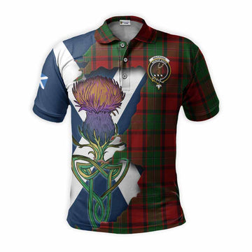 MacPhail (McPhail) Tartan Family Crest Polo Shirt Scottish Thistle Celtic Inspired