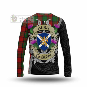 Tartan Vibes Clothing MacPhail (McPhail) Tartan Family Crest Long Sleeve T-Shirt Lion Rampant Royal Thistle Shield Celtic Inspired