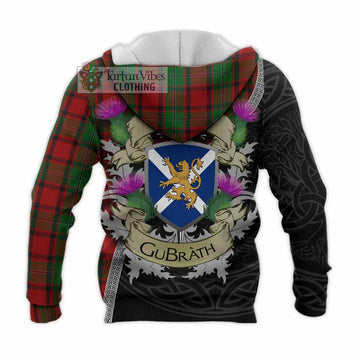 MacPhail (McPhail) Tartan Family Crest Knitted Hoodie Lion Rampant Royal Thistle Shield Celtic Inspired