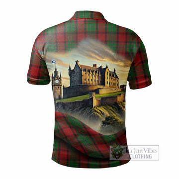 Tartan Vibes Clothing MacPhail (McPhail) Tartan Family Crest Polo Shirt with Scottish Ancient Castle Stype