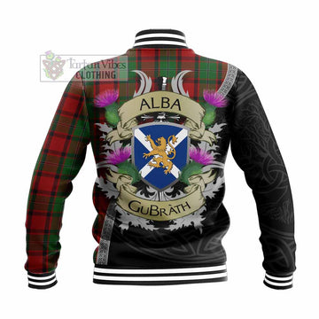 MacPhail (McPhail) Tartan Family Crest Baseball Jacket Lion Rampant Royal Thistle Shield Celtic Inspired