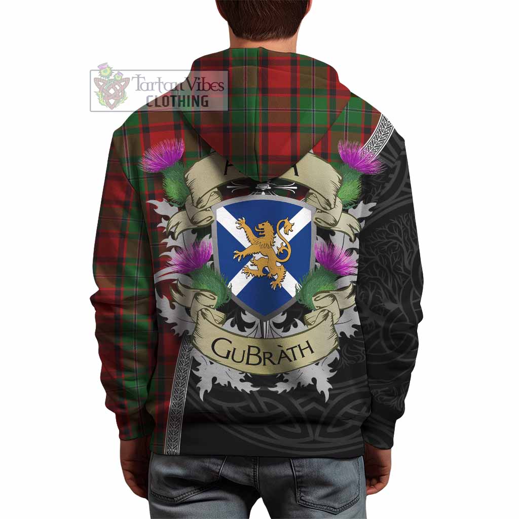 Tartan Vibes Clothing MacPhail (McPhail) Tartan Family Crest Hoodie Lion Rampant Royal Thistle Shield Celtic Inspired