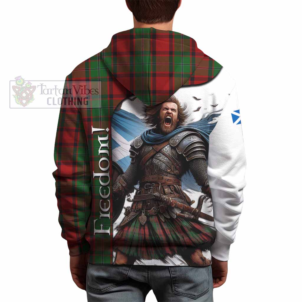 Tartan Vibes Clothing MacPhail (McPhail) Crest Tartan Hoodie Inspired by the Freedom of Scottish Warrior